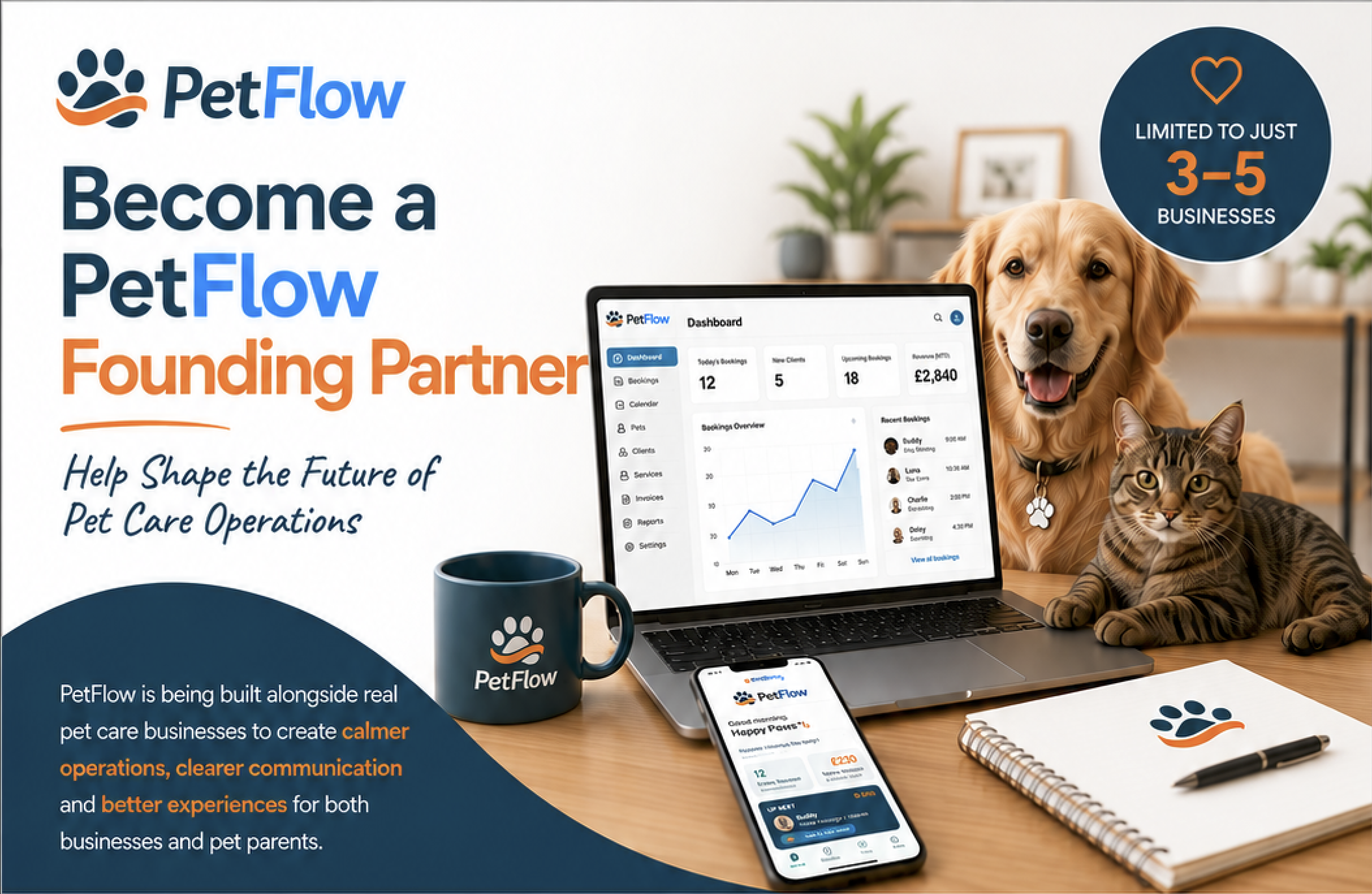 Why become a PetFlow Founding Partner